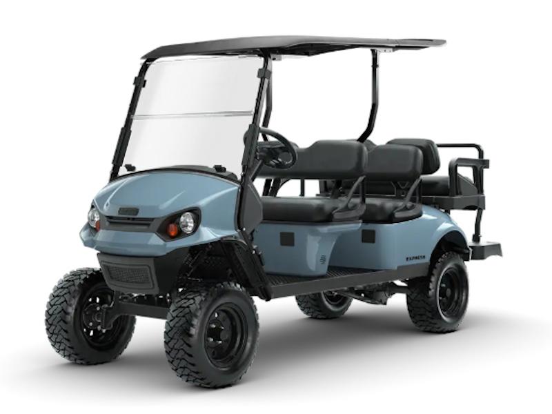 2026 E-Z-GO Express 6 Express Adventure 13.5 Gas Ocean Grey
