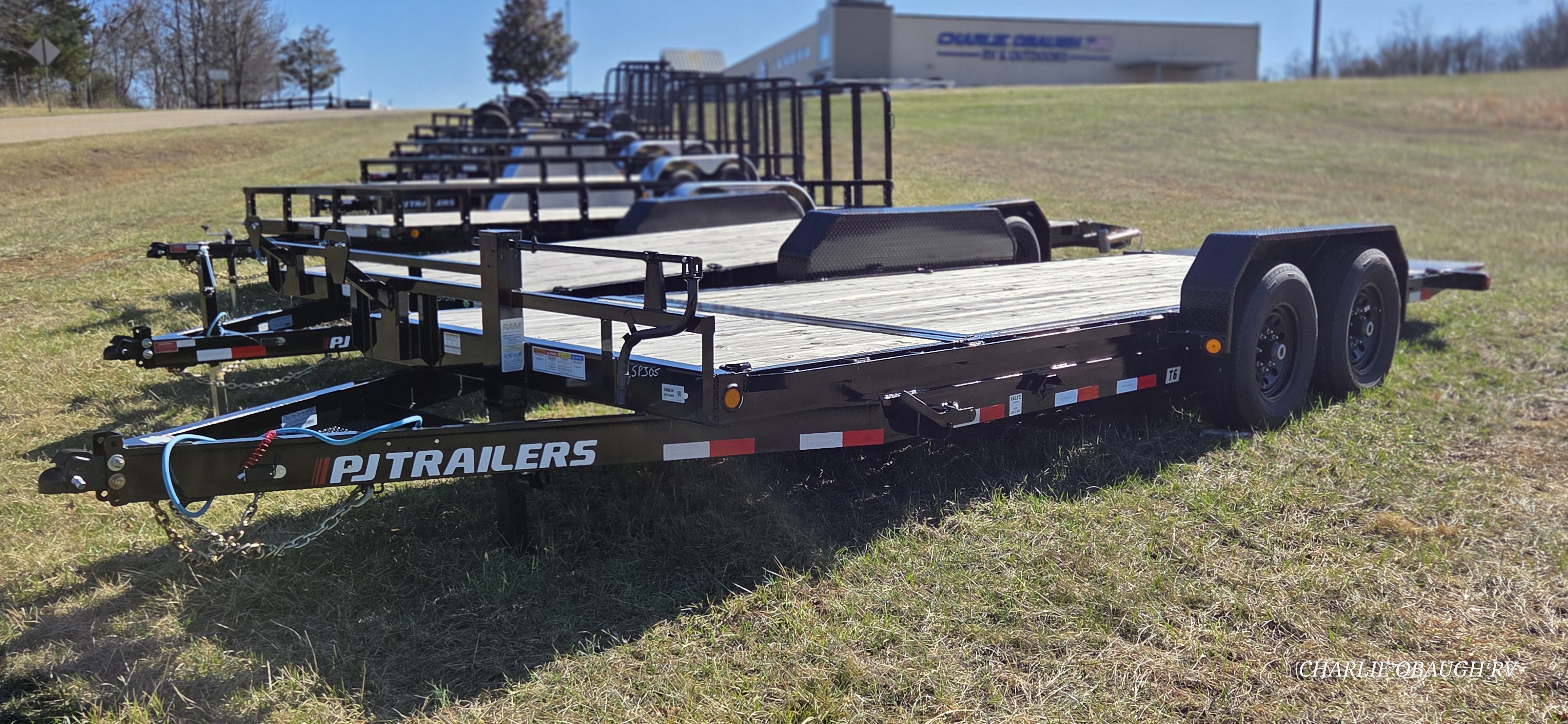 2025 PJ Trailers 6" Channel Equipment Tilt (T6) 20'